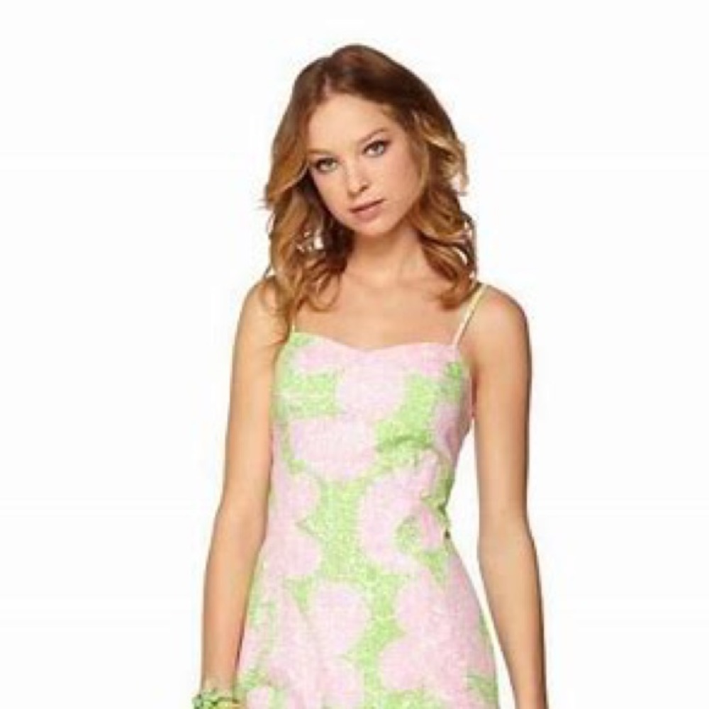 Lilly Pulitzer McCallum Dress Limeade Cheat Ya